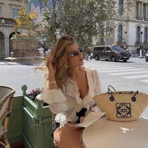 Celine CL40235U 16A Oval Sunglasses – Silver - Picture 12 of 13